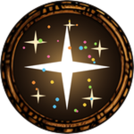 Badge icon for ゲームクリア (game clear) in Hanamushi's Doll Adventure