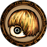 Badge icon for 衣装コンプリート (costume complete) in Hanamushi's Doll Adventure